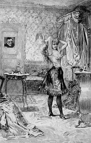 "'Cecily! Cecily!' Murmured a Voice"
Original Etching by Adrian Marcel