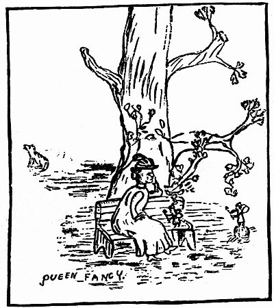 The Boy's Illustration.
Fig. 2.&mdash;Queen Fancy and the Schoolmistress.[C]