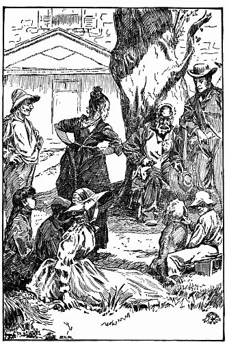 Fig. 10.&mdash;Our Farm Family in Literary Council.