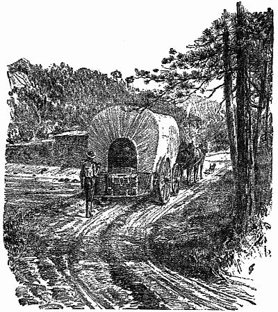 Fig. 12.&mdash;The Old Chest on its Journey Across the Allegheny Mountains.