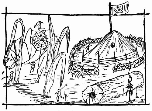 The Boy's Illustration.
Fig. 19.&mdash;Fort Spinder as the Boy saw it.