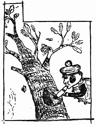 The Boy's Illustration.
Fig. 25.&mdash;Bruce Whistling for Madam Breeze.