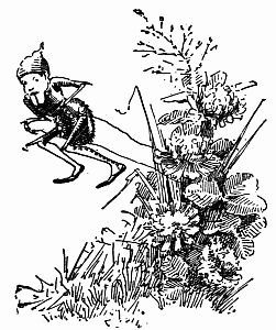 Fig. 31.&mdash;"He Jumped from the Weed Top."