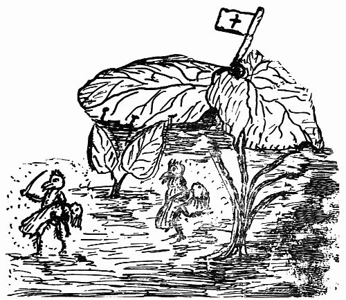 The Boy's Illustration.
Fig. 42.&mdash;Spite and Hide Carry off the Nurses.