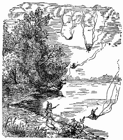 Fig. 59.&mdash;Spite Sends off Lycosa and his Balloon Corps.