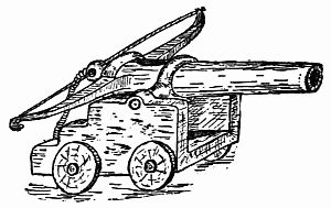 Fig. 77.&mdash;A Brownie David or Catapult (side view.)