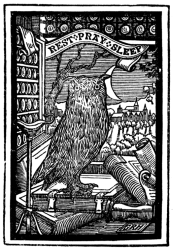 Owl bookplate