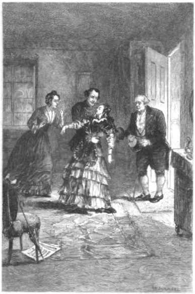"'She has fainted.'"
Original etching by Adrian Marcel.