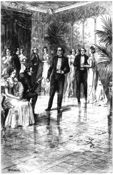 "'Enough, monsieur, enough.'"
Original etching by Adrian Marcel.