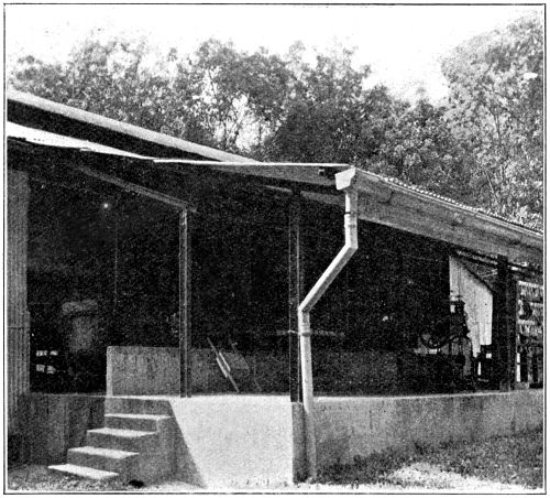 Raised
Verandah for Reception and Handling of Latex