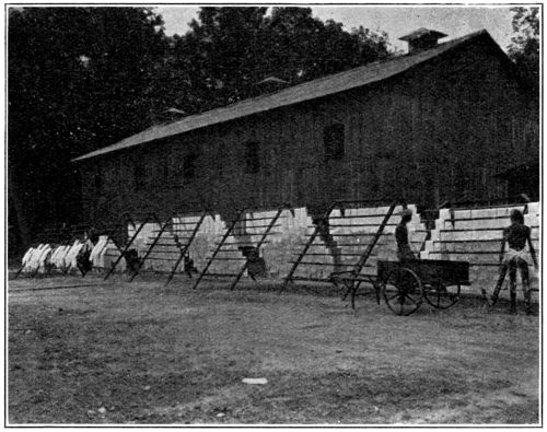 Large Smoke-House of
Ordinary Construction, with Shielded Ventilators Permanently Open