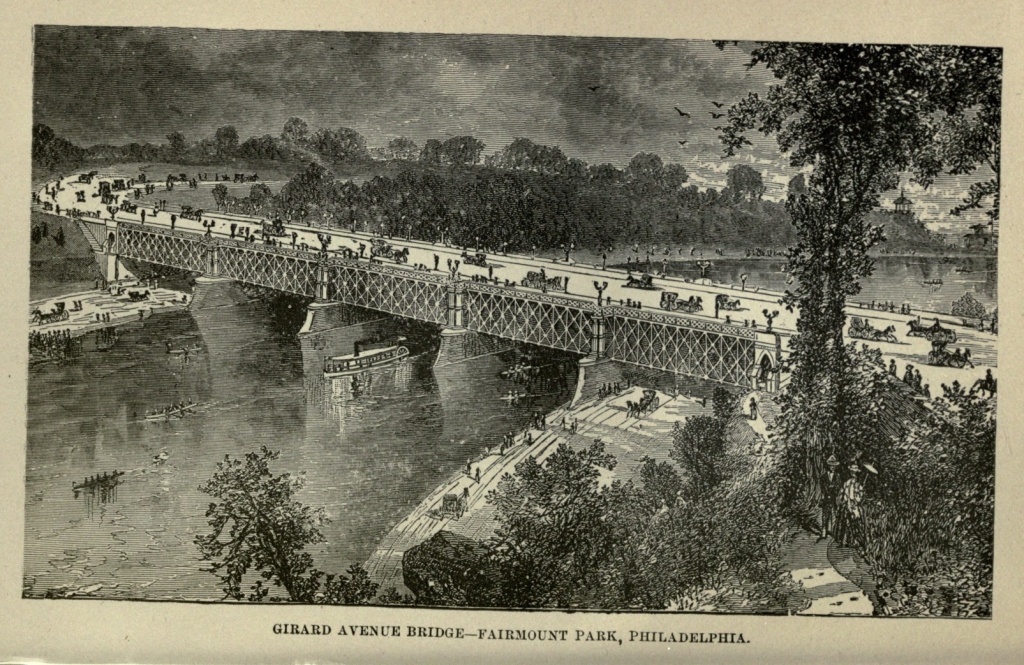 GIRARD AVENUE BRIDGE&mdash;FAIRMOUNT PARK, PHILADELPHIA.