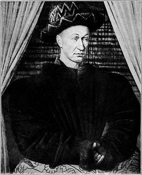 Karel VII, Koning van Frankrijk.--Naar een schilderij uit het &bdquo;Mus�e du Louvre&rdquo;, te Parijs.