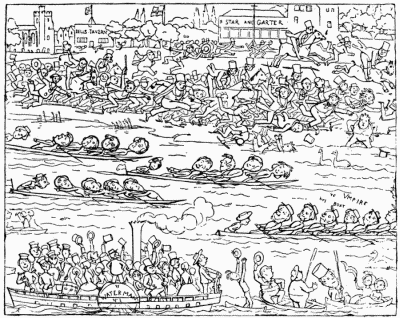 A PROSPECT OF YE THAMES ITS
REGATTA.