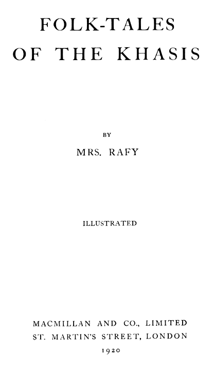 Original Title Page.