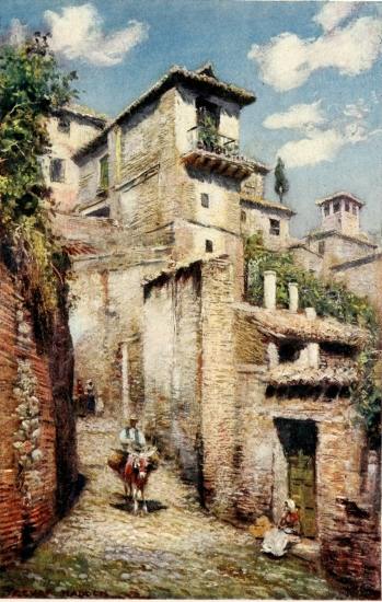 GRANADA&mdash;A STREET IN THE ALBAICIN