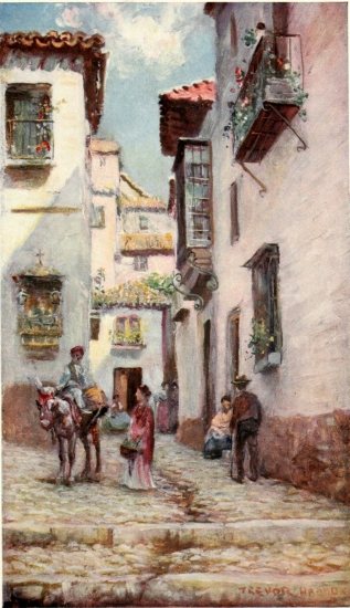 GRANADA&mdash;STREET IN THE ALBAICIN