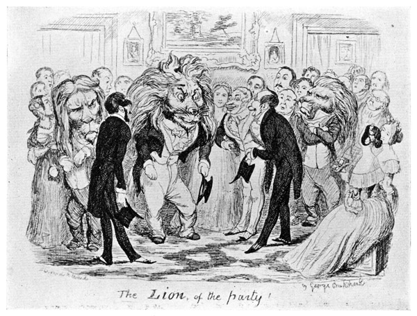 Lion of the Party

From "George Cruikshank's Table Book," 1845.