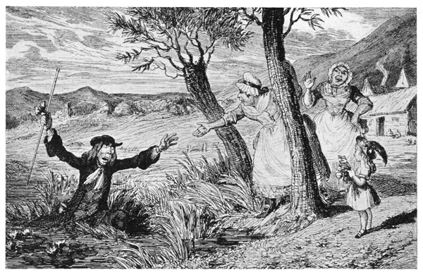 PRO-DI-GI-OUS! (Dominie Sampson in "Guy Mannering"), "Landscape-Historical
Illustrations of Scotland and the Waverley Novels," 1836.