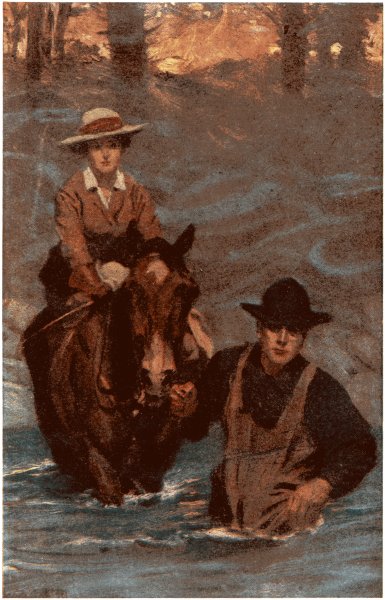 "'PICK UP YOUR SKIRT,' HE SAID BLUNTLY; 'IT GETS
STEEPER.'"&mdash;Page 32