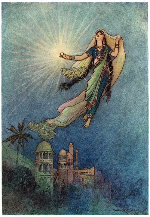 &ldquo;She took up the jewel in her hand, left the palace, and successfully reached the upper world&rdquo;