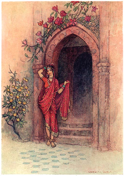 &ldquo;At the door of which stood a lady of exquisite beauty&rdquo;