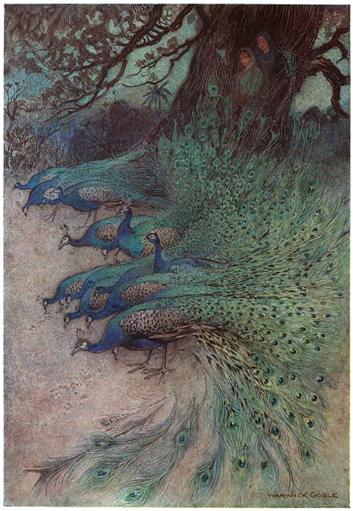 &ldquo;Hundreds of peacocks of gorgeous plumes came to the embankments to eat the khai&rdquo;