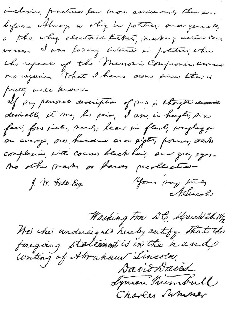 Facsimile of Autobiography3 592