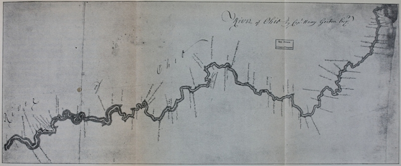 Captain Gordon&rsquo;s Map of the Ohio River (1766)