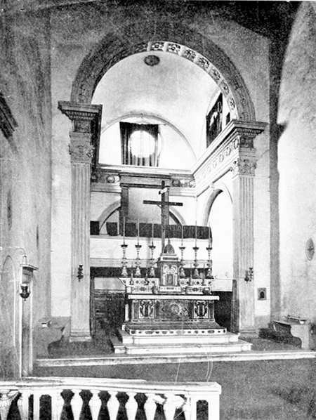 BADIA A SETTIMO &mdash; TRIBUNA E ALTARE MAGGIORE.