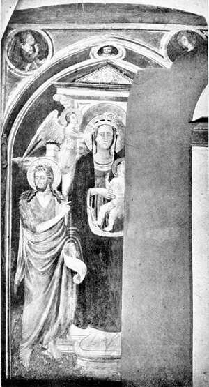 S. STEFANO A CALCINAJA &mdash; AFFRESCO NELL'ATRIO. (Fot. I. I. d'Arti Grafiche).