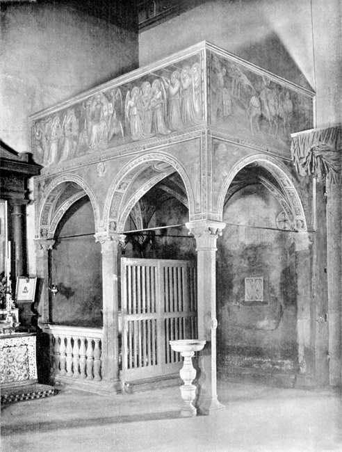 CHIESA DI S. MARTINO A GANGALANDI &mdash; CAPPELLA DEL BATTISTERO. (Fot. I. I. d'Arti Grafiche).