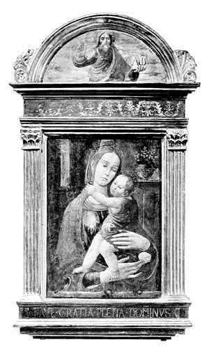 CHIESA DI S. MARTINO A GANGALANDI &mdash; TAVOLA DEL XV SECOLO. (Fot. I. I. d'Arti Grafiche).