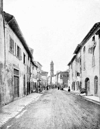 PONTORME PRESSO EMPOLI &mdash; VIA JACOPO CARRUCCI. (Fot. I. I. d'Arti Grafiche).