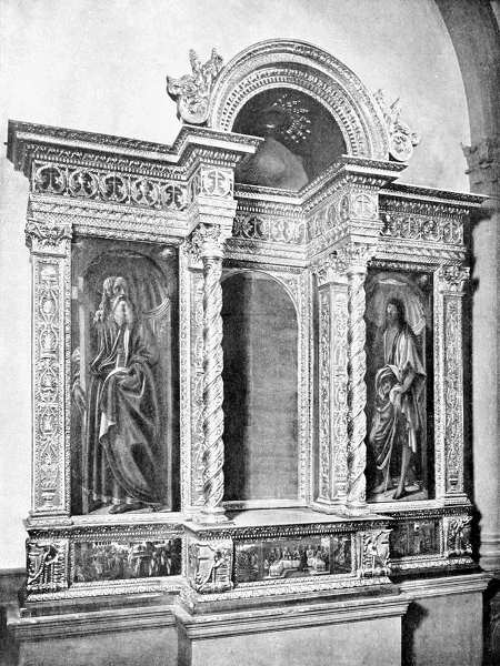 EMPOLI &mdash; GALLERIA DELLA COLLEGIATA &mdash; DOSSALE D'ALTARE. (Fot. Alinari).