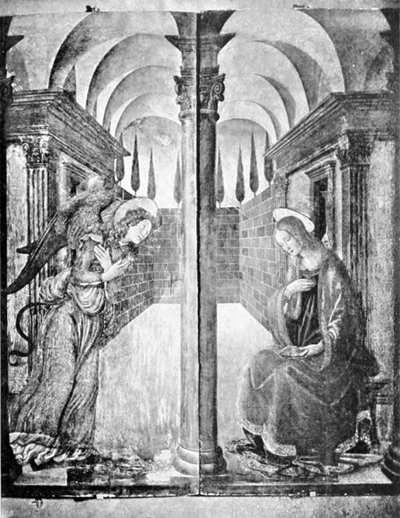 EMPOLI &mdash; GALLERIA DELLA COLLEGIATA &mdash; ANNUNCIAZIONE, ATTRIBUITA AL BOTTICINI. (Fot. Alinari).