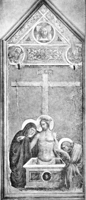 EMPOLI. BATTISTERO. MASOLINO DA PANICALE: PIET�. (Fot. Alinari).