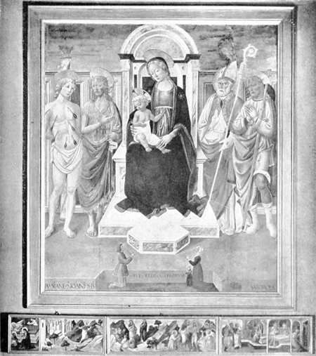 S. MINIATO &mdash; CHIESA DI S. DOMENICO &mdash; TAVOLA DEL XV SECOLO. (Fot. I. I. d'Arti Grafiche).