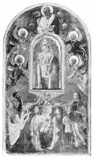 S. MINIATO &mdash; CAPPELLA DI FORTINO &mdash; TAVOLA DELLA SCUOLA DEL GHIRLANDAJO. (Fot. I. I. d'Arti Grafiche).