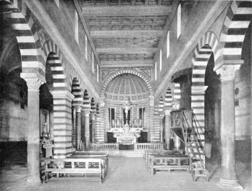 CASCINA &mdash; INTERNO DELLA PIEVE DI S. MARIA. (Fot. I. I. d'Arti Grafiche).