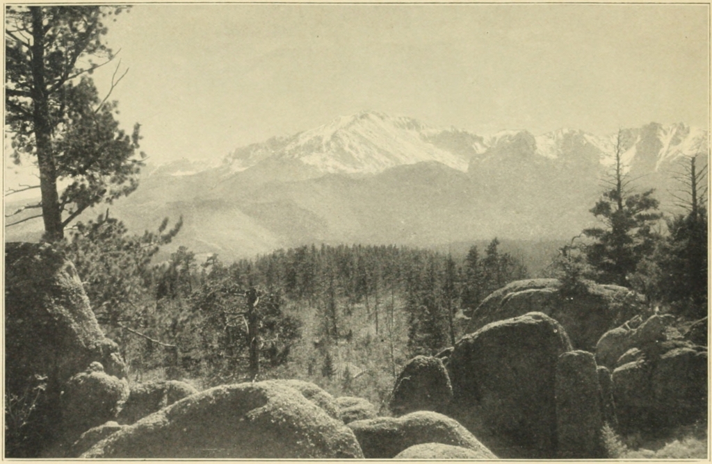 PIKE'S PEAK FROM THE TOP OF CASCADE CA&Ntilde;ON