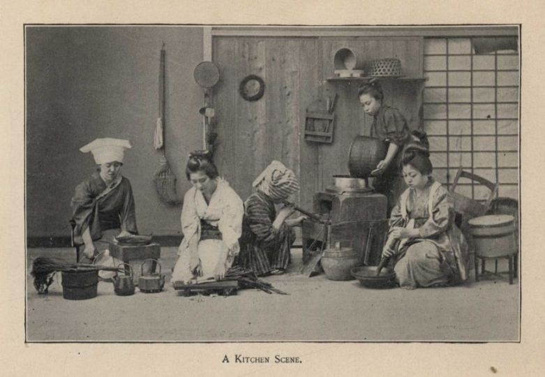 A Kitchen Scene.