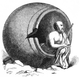 Fig. 4.&mdash;Diogenes in Pithos.