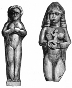 Fig. 45.&mdash;Terra-cotta Assyrian Venus.