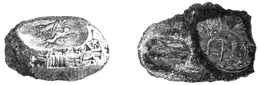 Fig. 47.&mdash;Inscribed Seal. (Assyrian.)