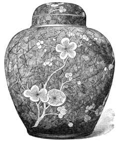 Fig. 88.&mdash;Blue-and-white “Hawthorn” Vase. (J. C. Runkle
Coll.)