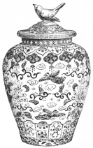 Fig. 137.&mdash;Owari Cloisonné Enamel. (Sutton Coll.)