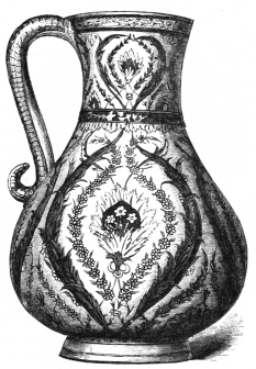 Fig. 163.&mdash;Faience Jug, from Rhodes.