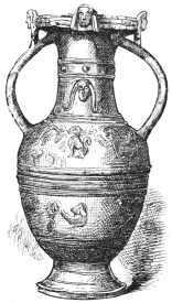 Fig. 197.&mdash;Ancient Etruscan Vase. Height, 21 in. (J.J.
Dixwell Coll., Boston Museum of Fine Arts.)