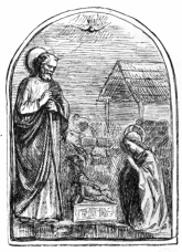 Fig. 207.&mdash;Andrea della Robbia. Holy Family. (Boston Mus.
of Fine Arts.)